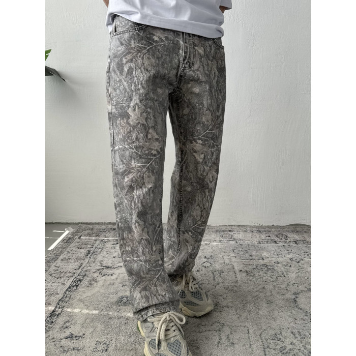 Джинси Baggy з принтом