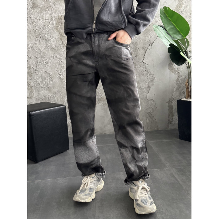 Джинси Baggy з принтом