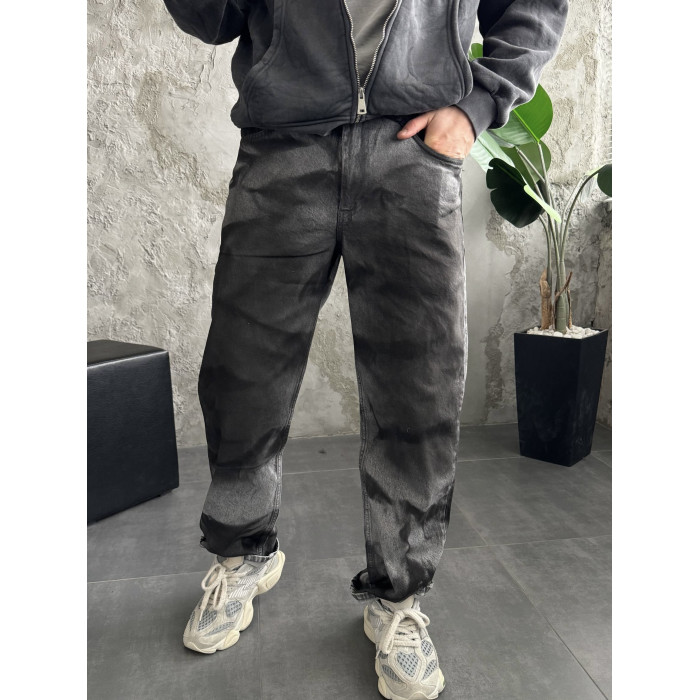 Джинси Baggy з принтом
