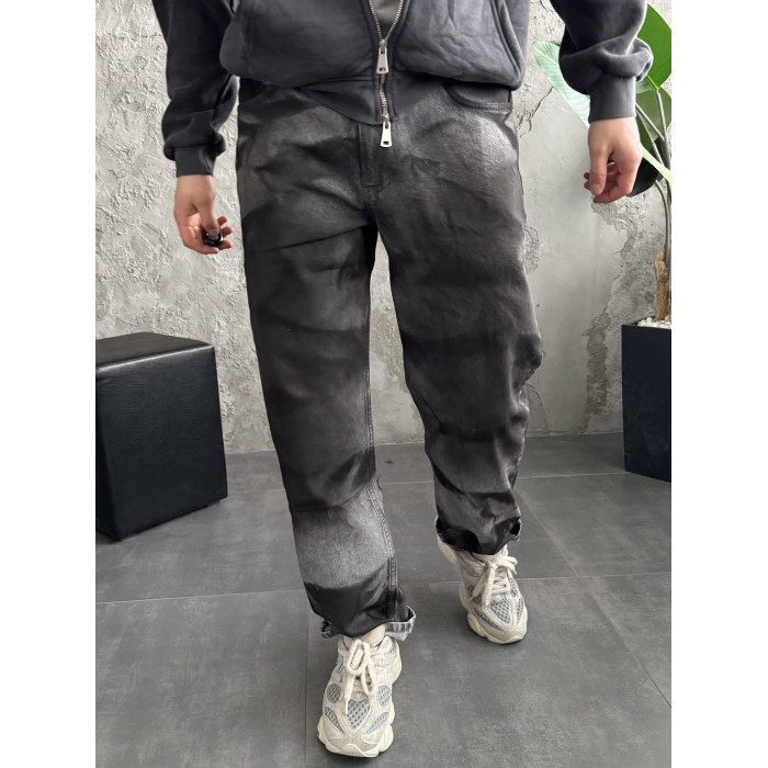 Джинси Baggy з принтом