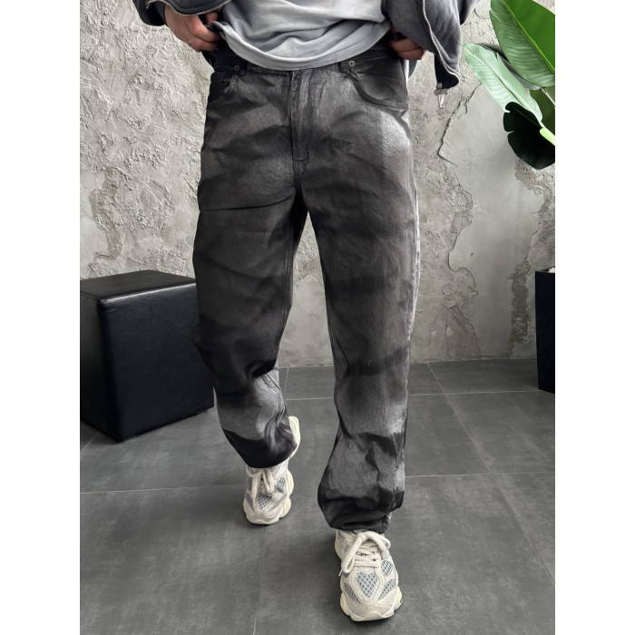 Джинси Baggy з принтом