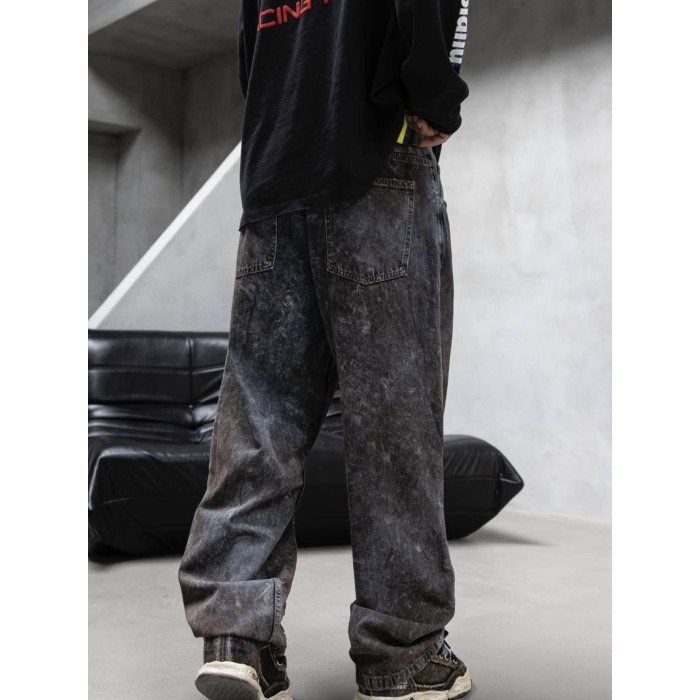 Джинси Baggy з вивареним ефектом
