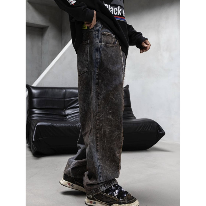 Джинси Baggy з вивареним ефектом