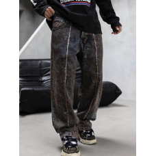 Джинси Baggy з вивареним ефектом