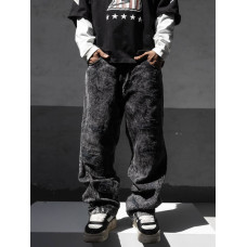 Джинси Baggy з вивареним ефектом