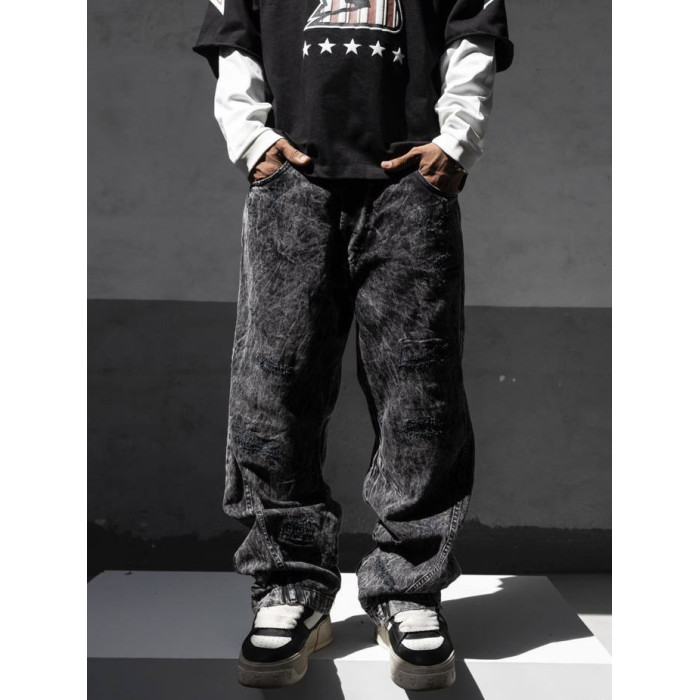 Джинси Baggy з вивареним ефектом