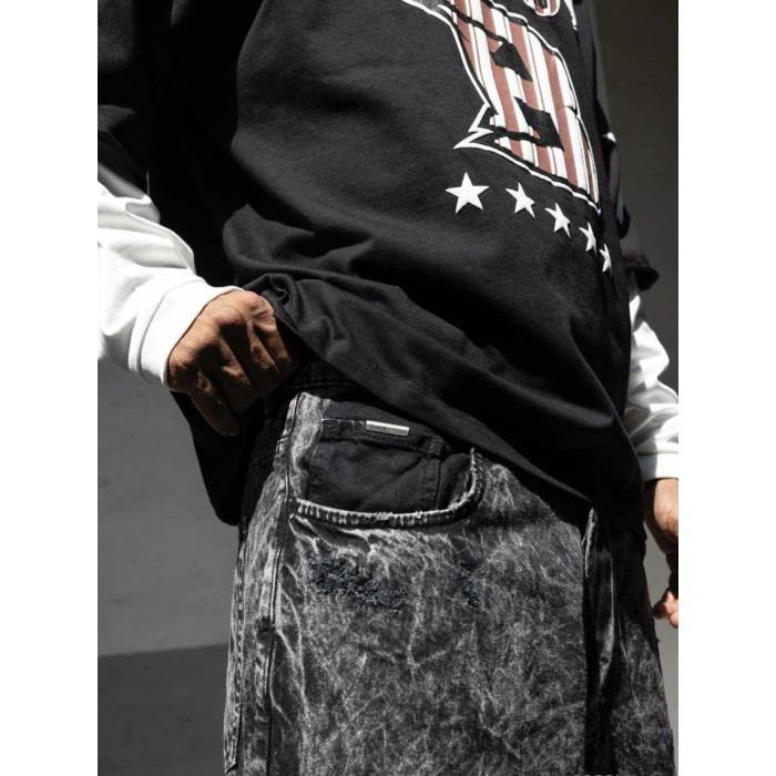 Джинси Baggy з вивареним ефектом