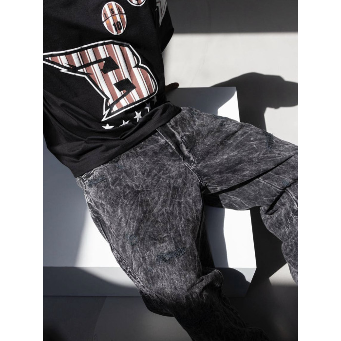 Джинси Baggy з вивареним ефектом
