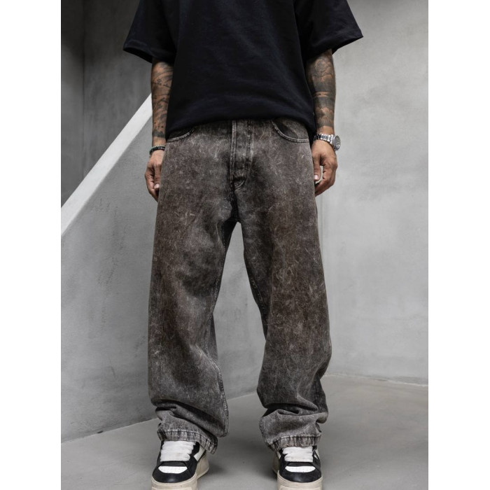 Джинси Baggy з вивареним ефектом