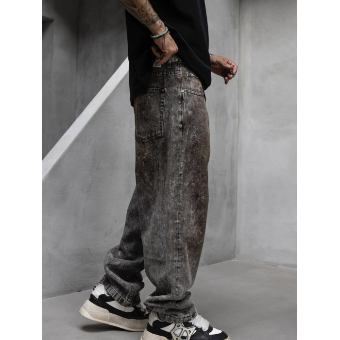 Джинси Baggy з вивареним ефектом