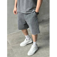 Oversize шорти з вивареної тканини