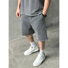 Oversize шорти з вивареної тканини