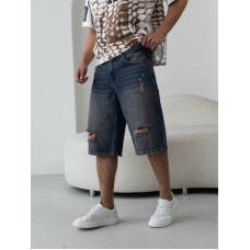 Джинсові шорти Baggy зі рваностями