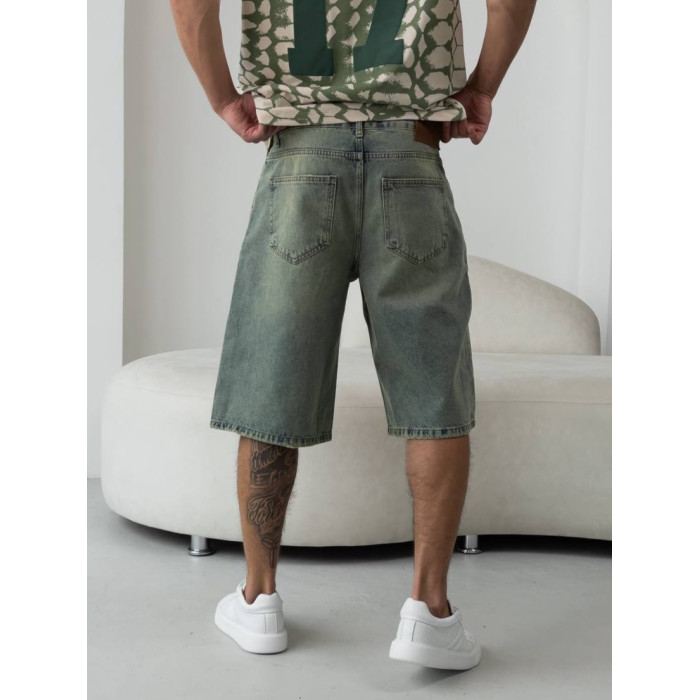 Джинсові шорти Baggy зі рваностями