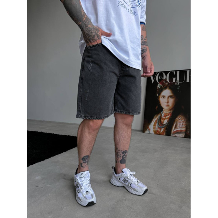 Джинсові шорти oversize