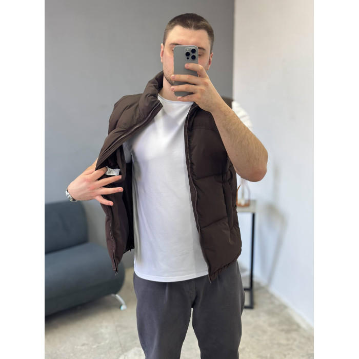 Стьобаний об'ємний жилет