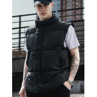 Стьобаний жилет oversize