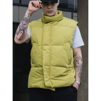 Стьобаний жилет oversize