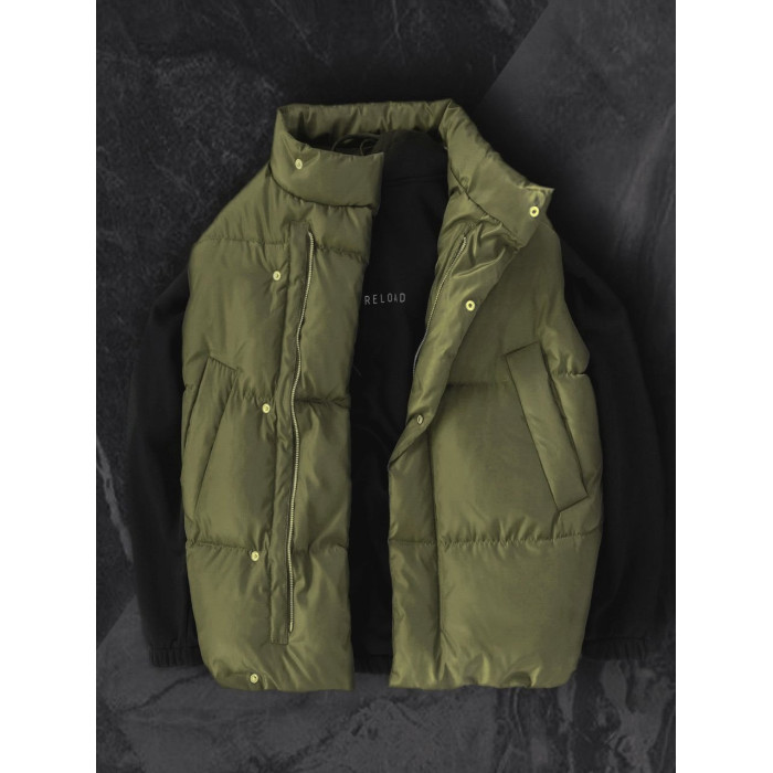 Стьобаний жилет oversize