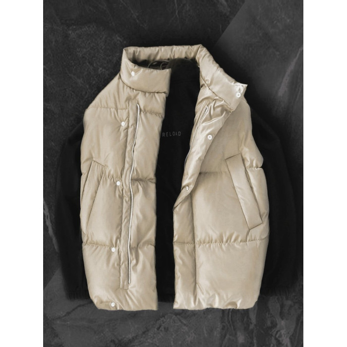 Стьобаний жилет oversize