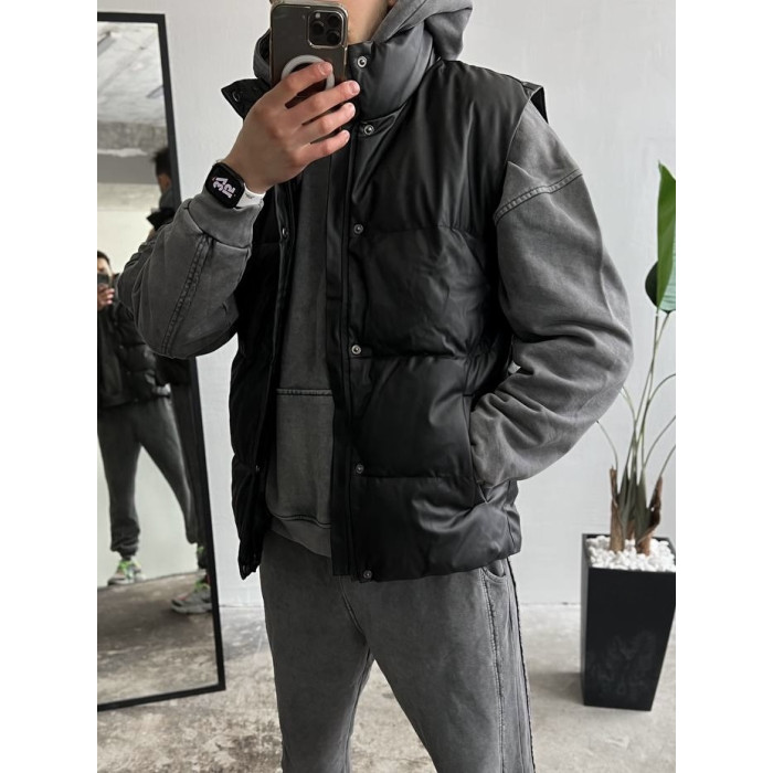 Шкіряний жилет