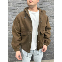 Джинсова oversize куртка