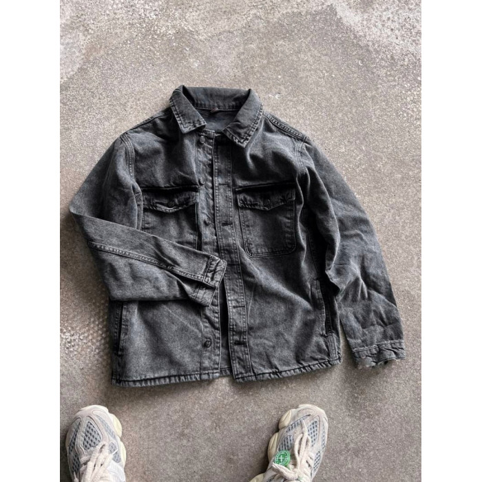 Джинсова oversize куртка