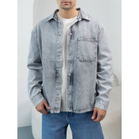Джинсова oversize куртка 