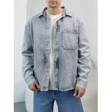 Джинсова oversize куртка 