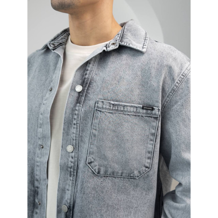 Джинсова oversize куртка 