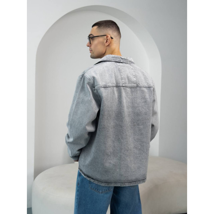 Джинсова oversize куртка 