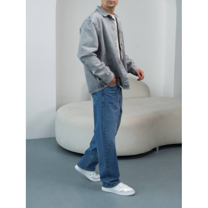 Джинсова oversize куртка 