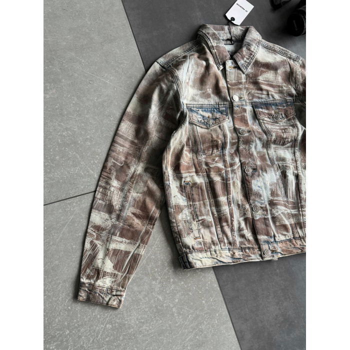 Джинсова oversize куртка