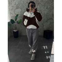 Плюшевий худі oversize