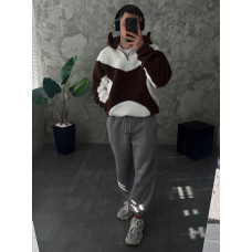 Плюшевий худі oversize