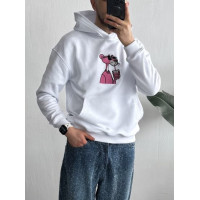 Oversize худі з принтом