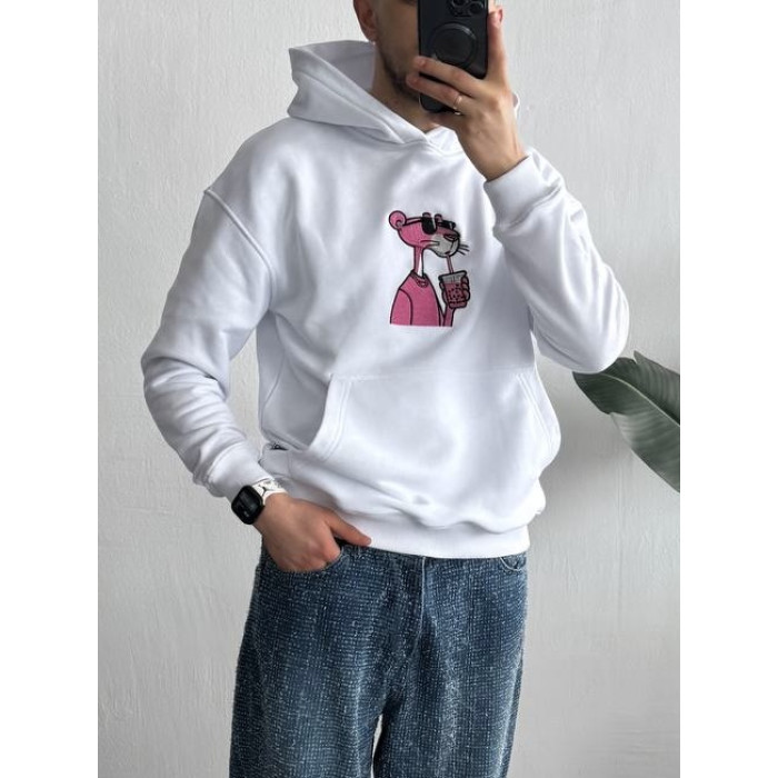 Oversize худі з принтом