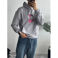 Oversize худі з принтом