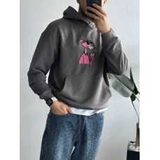 Oversize худі з принтом