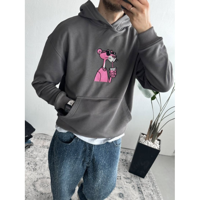 Oversize худі з принтом
