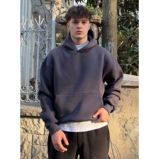 Базовий oversize худі на флісі	