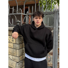 Базовий oversize худі на флісі	