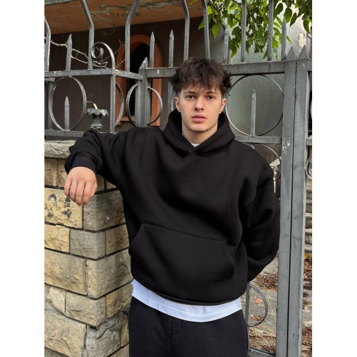 Базовий oversize худі на флісі	