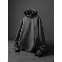 Базовий oversize худі на флісі	
