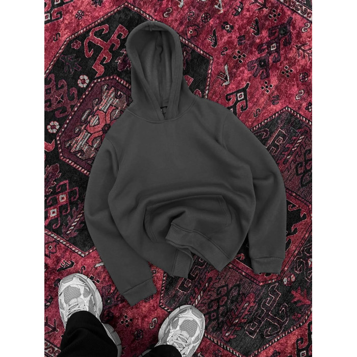 Базовий oversize худі на флісі	