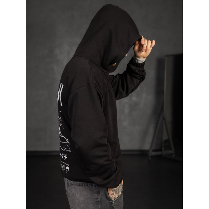 Oversize худі з принтом