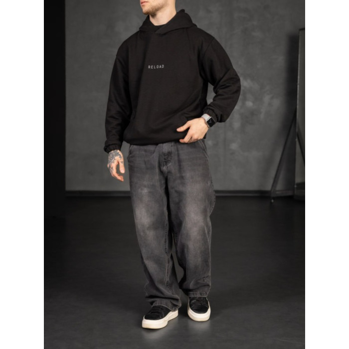 Oversize худі з принтом