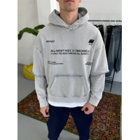 Oversize худі з імітацією футболки