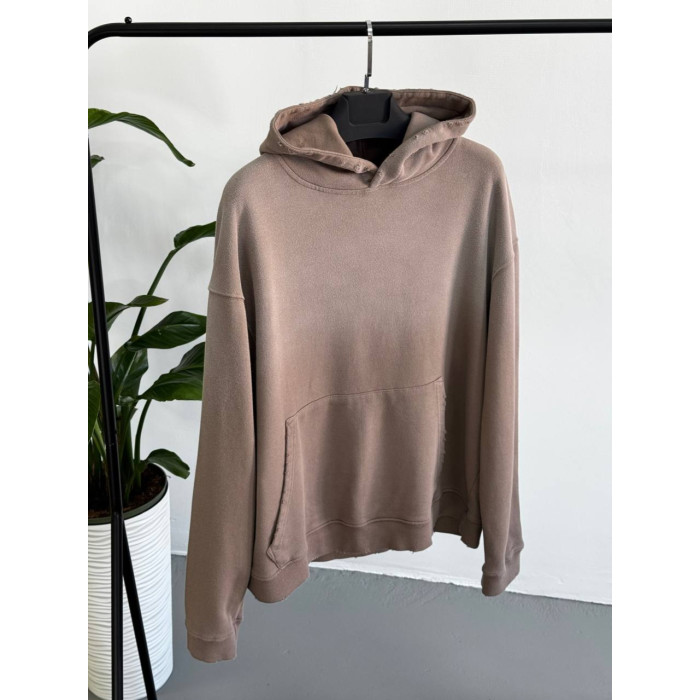 Oversize худі з необробленими краями