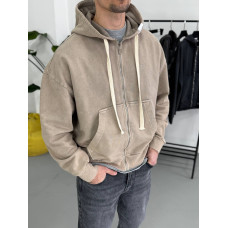 Oversize зіп-худі Washed